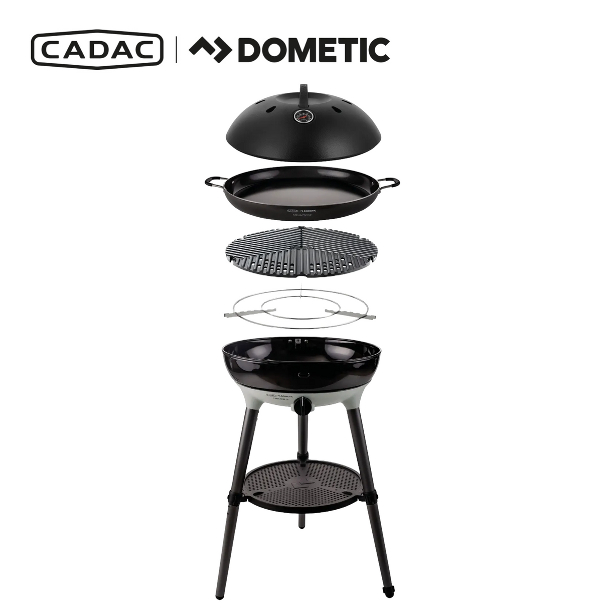Cadac Dometic Carri Chef 50 BBQ/Paella Pan With QR