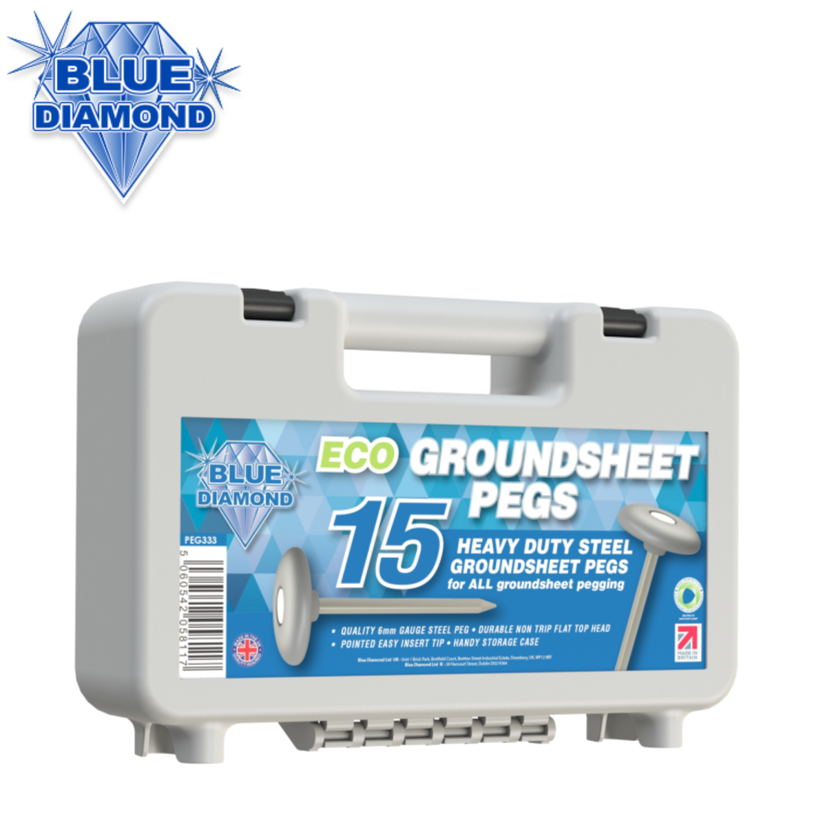 Blue Diamond Eco Groundsheet Peg