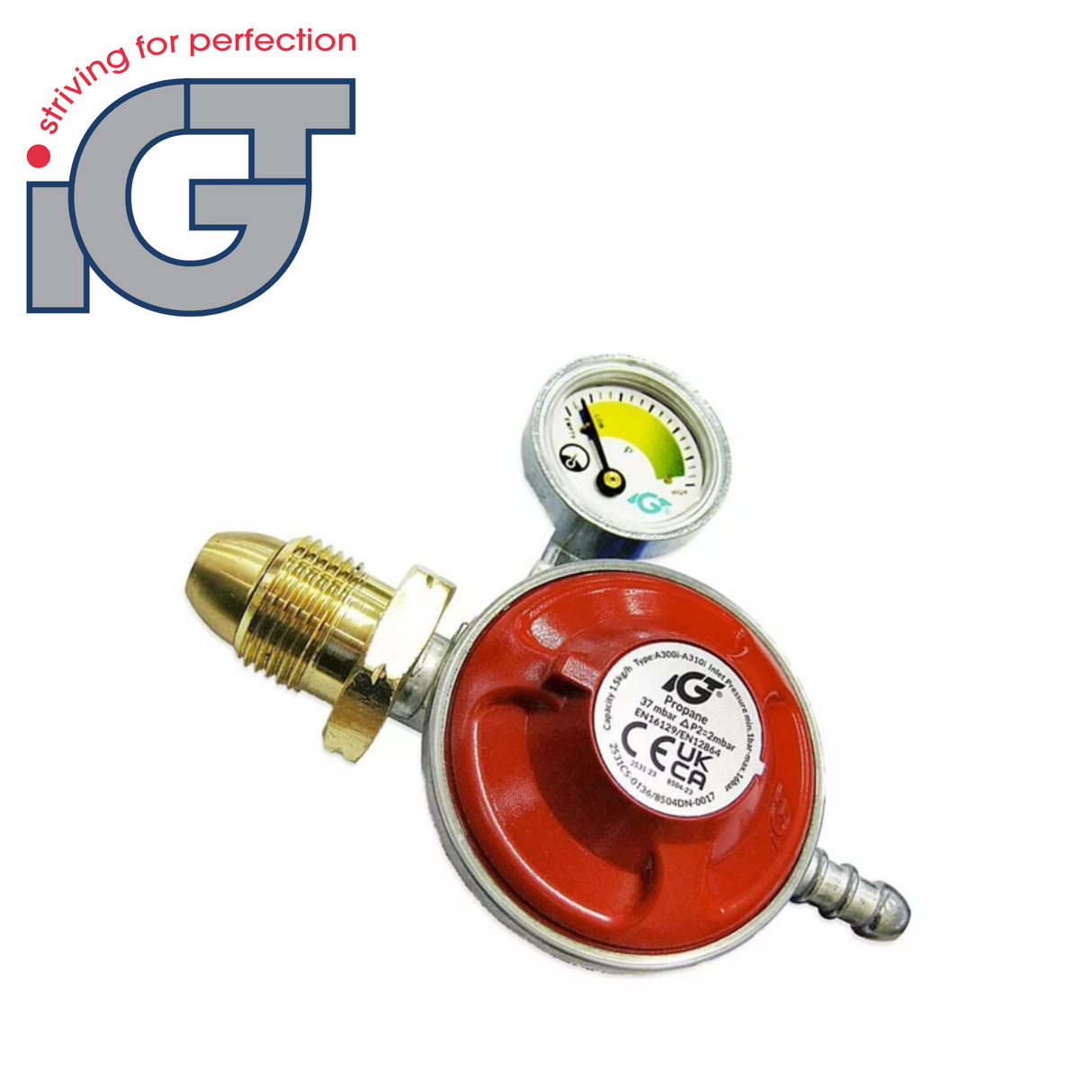 Propane Regulator With Gauge