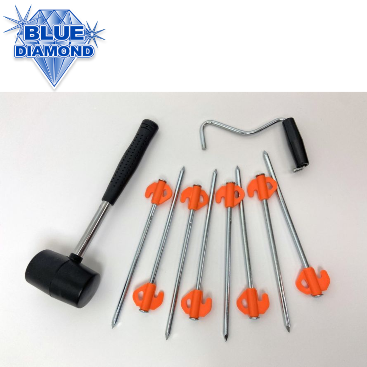 Blue Diamond Hard Ground Peg Kit