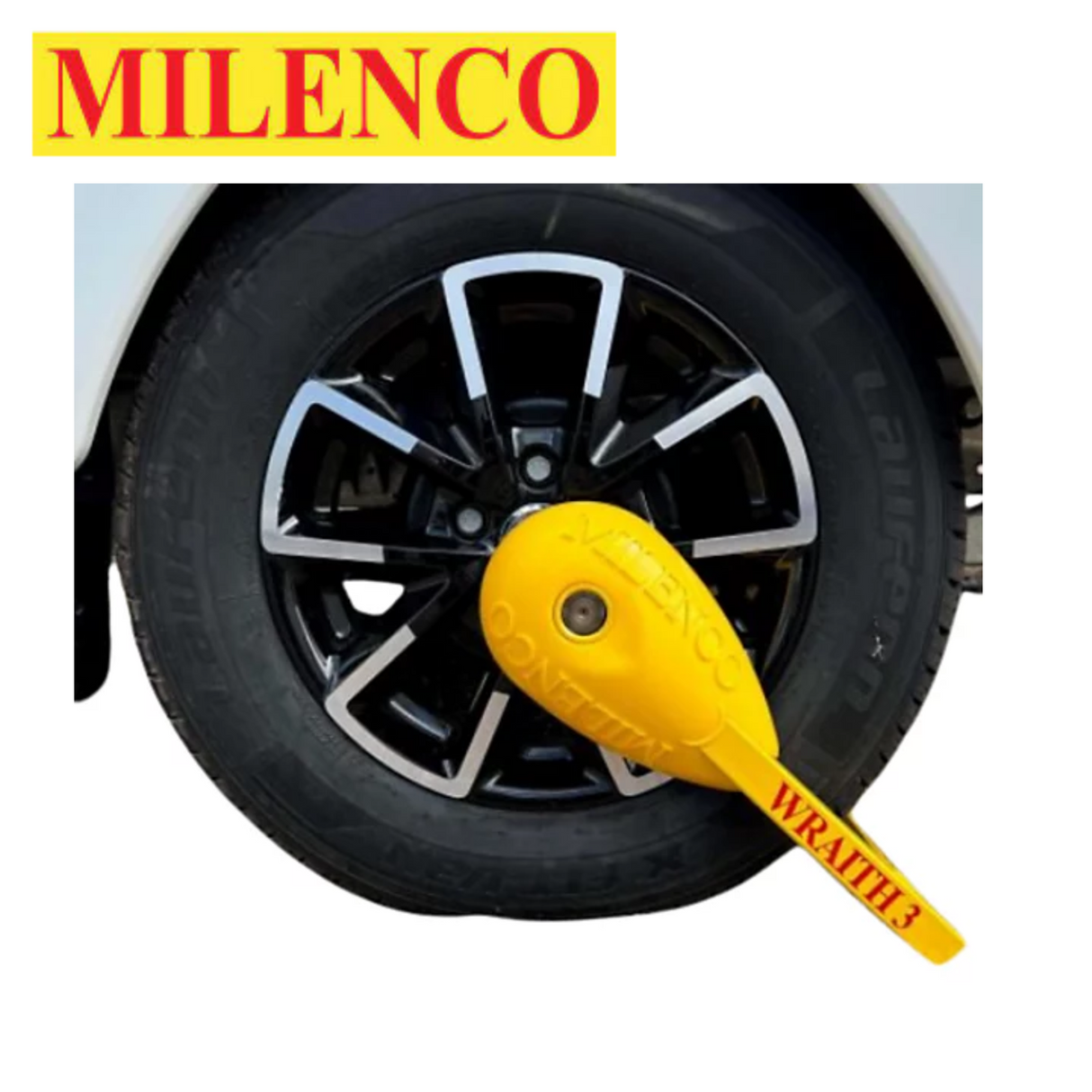 Milenco Wraith 3 Motorhome Wheel Lock Fits Ford Transit version (2020 onwards)
